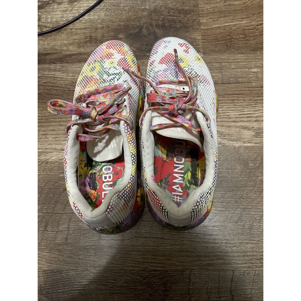 No Bull Trainer Shoes Sneakers Floral Daisy Super Fabric Design Women US 6 - Picture 6 of 11